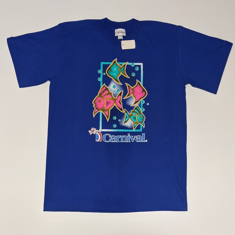 90s Carnival Single Stitch T-shirt New with Tag - Picture 1 of 4
